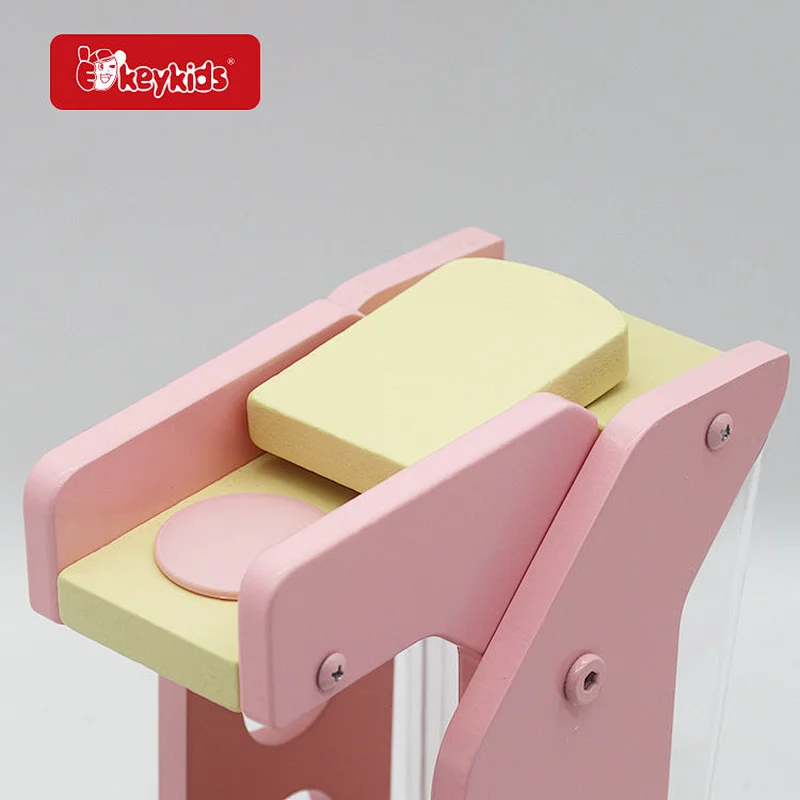Play Kitchen Accessories Role Play Wooden Toys Coffee Set for Ages 3+ W10D844